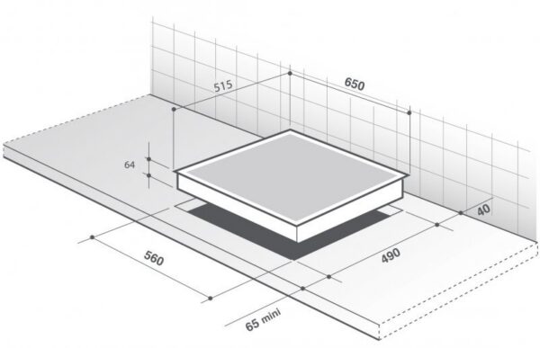 Kodumasinad | Gaasiplaat De Dietrich DPG7640B | Tehnomaan