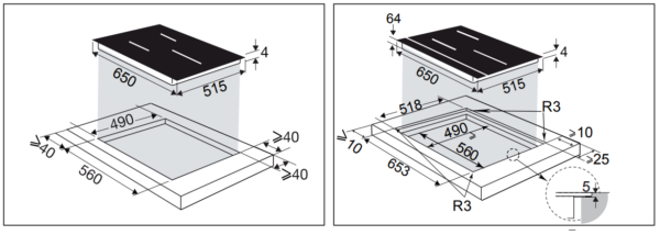 Kodumasinad | Induktsioonplaat De Dietrich DPI4300B | Tehnomaan