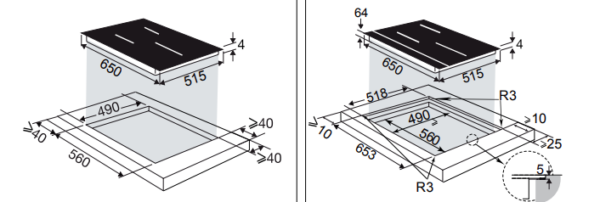 Kodumasinad | Induktsioonplaat De Dietrich DPI4321X | Tehnomaan