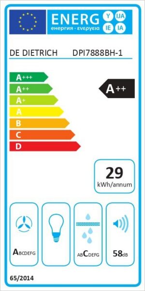 Kodumasinad | Induktsioonpliidiplaat koos õhupuhastajaga De Dietrich DPI7888BH Coal Black | Tehnomaan