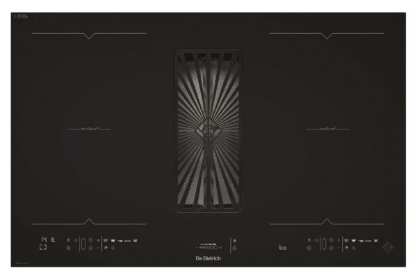 Kodumasinad | Induktsioonpliidiplaat koos õhupuhastajaga De Dietrich DPI7888BH Coal Black | Tehnomaan