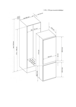 Kodumasinad | Integreeritav külmik De Dietrich DRC1775EN | Tehnomaan