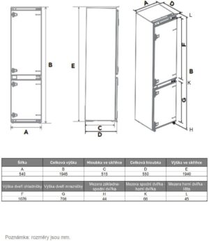 Kodumasinad | Integreeritav külmik De Dietrich DRC9455EN | Tehnomaan
