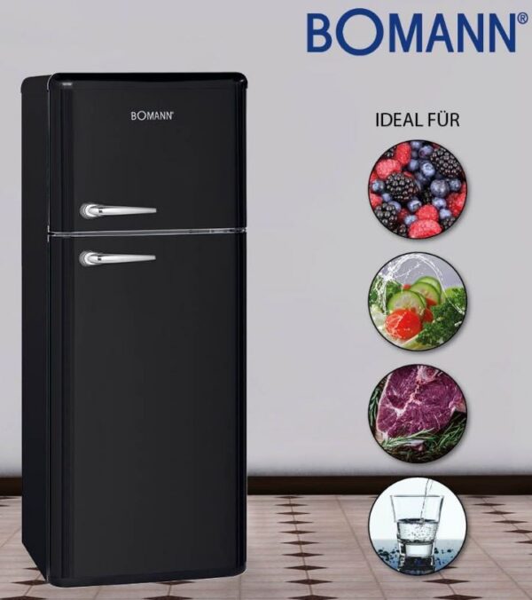 Kodumasinad | Retrokülmik Bomann DTR353, must | Tehnomaan