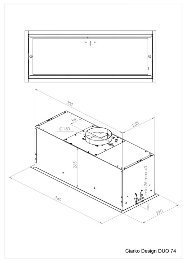 Kodumasinad | Õhupuhastaja Ciarko Design Duo 74 SmartLink valge | Tehnomaan