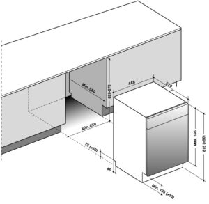 Kodumasinad | Integreeritav nõudepesumasin De Dietrich DV01044J | Tehnomaan