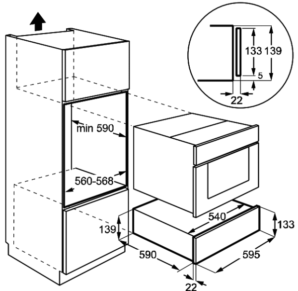 Kodumasinad | Vaakumsahtel De Dietrich DWD4830B | Tehnomaan
