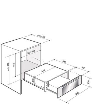 Kodumasinad | Soojendussahtel De Dietrich DWD7400B | Tehnomaan