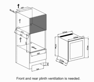 Kodumasinad | Integreeritav veinikülmik Dunavox DXJ-24.51B Joy | Tehnomaan