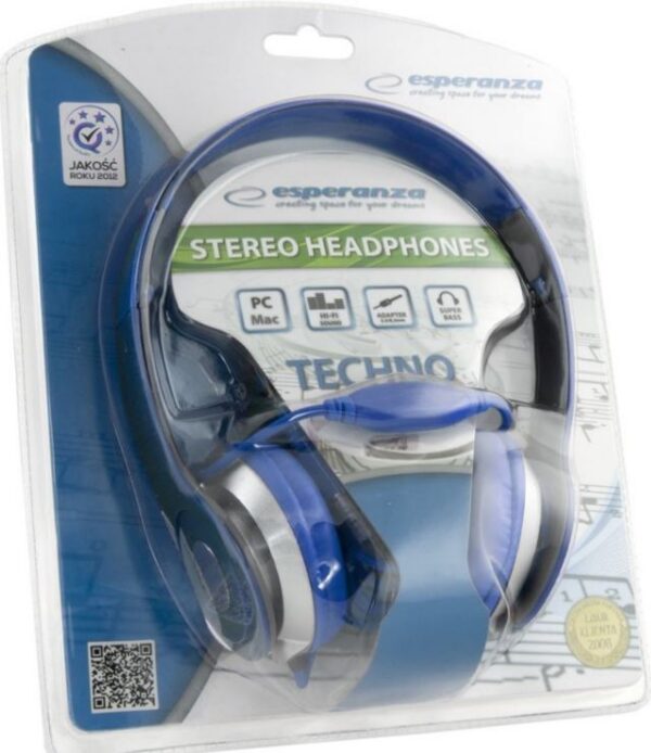 Kodumasinad | Kõrvaklapid Esperanza EH145B, sinine | Tehnomaan