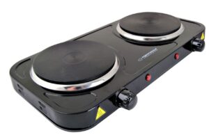 Kodumasinad | Lauapliit Esperanza EKH010K, 2 plaadiga, must | Tehnomaan