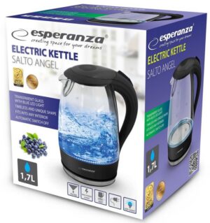 Kodumasinad | Veekeetja klaaskorpusega Esperanza EKK011K, must | Tehnomaan