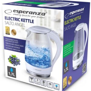 Veekeetja klaaskorpusega Esperanza EKK011W, valge - Image 4