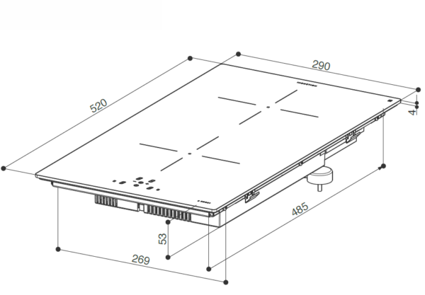 Kodumasinad | Induktsioonplaat Faber FBH 32 BK | Tehnomaan
