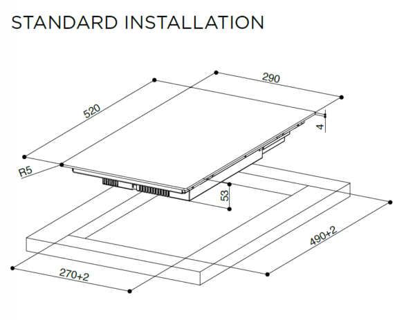Kodumasinad | Induktsioonplaat Faber FBH 32 BK | Tehnomaan