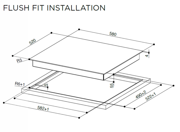 Kodumasinad | Induktsioonplaat Faber FCH 64 BK KL | Tehnomaan