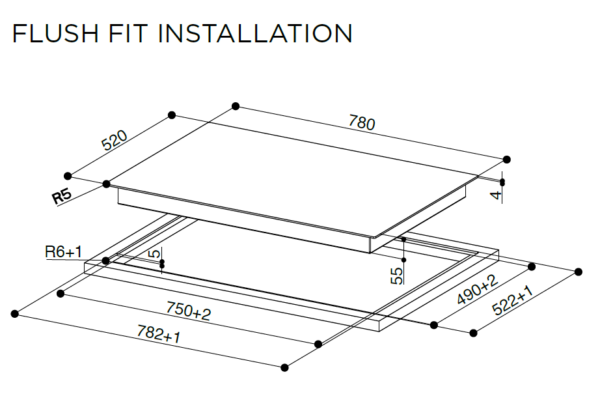 Kodumasinad | Induktsioonplaat Faber FCH 84 BK KL | Tehnomaan