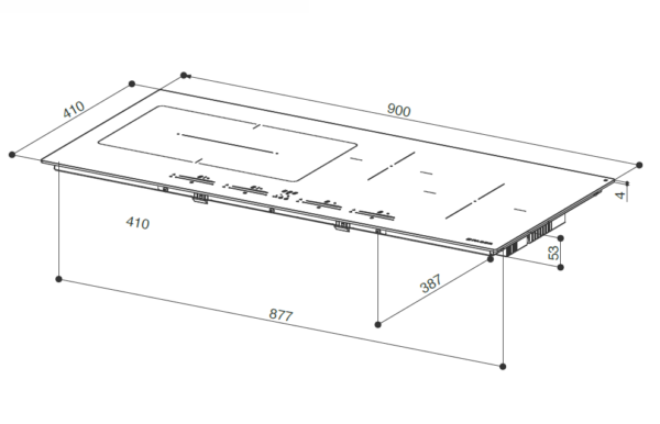 Kodumasinad | Induktsioonplaat Faber FCH Slim 94 BK KL | Tehnomaan