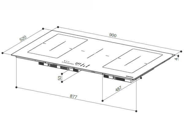 Kodumasinad | Induktsioonplaat Faber FCH 95 BK KL | Tehnomaan