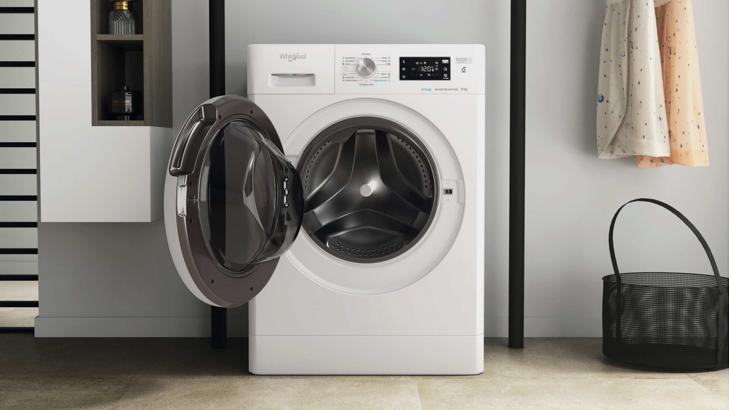 Kodumasinad | Pesumasin Whirlpool FFB8258WVEE | Tehnomaan