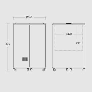Kodumasinad | Tünn-sügavkülmik 85 liitrit Scandomestic FT87BE | Tehnomaan