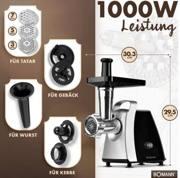 Kodumasinad | Hakklihamasin Bomann FW6067HCB | Tehnomaan