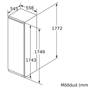 Kodumasinad | Integreeritav sügavkülmik Bosch GIN81VEE0 | Tehnomaan