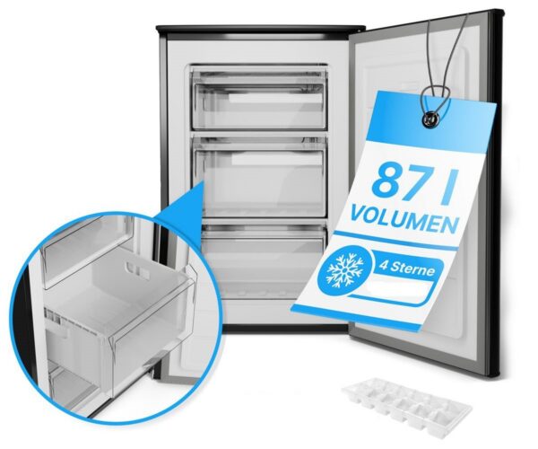 Kodumasinad | Sügavkülmik Bomann GS7253SIX must inox | Tehnomaan