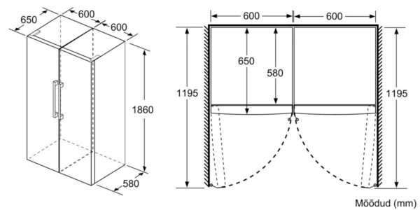 Kodumasinad | Sügavkülmik Bosch GSN36VIEV | Tehnomaan