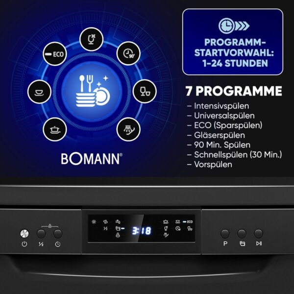 Kodumasinad | Nõudepesumasin Bomann GSP7419B | Tehnomaan
