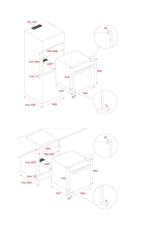 Kodumasinad | Integreeritav auruahi Teka HLB 8550 SC BK SteamChef | Tehnomaan