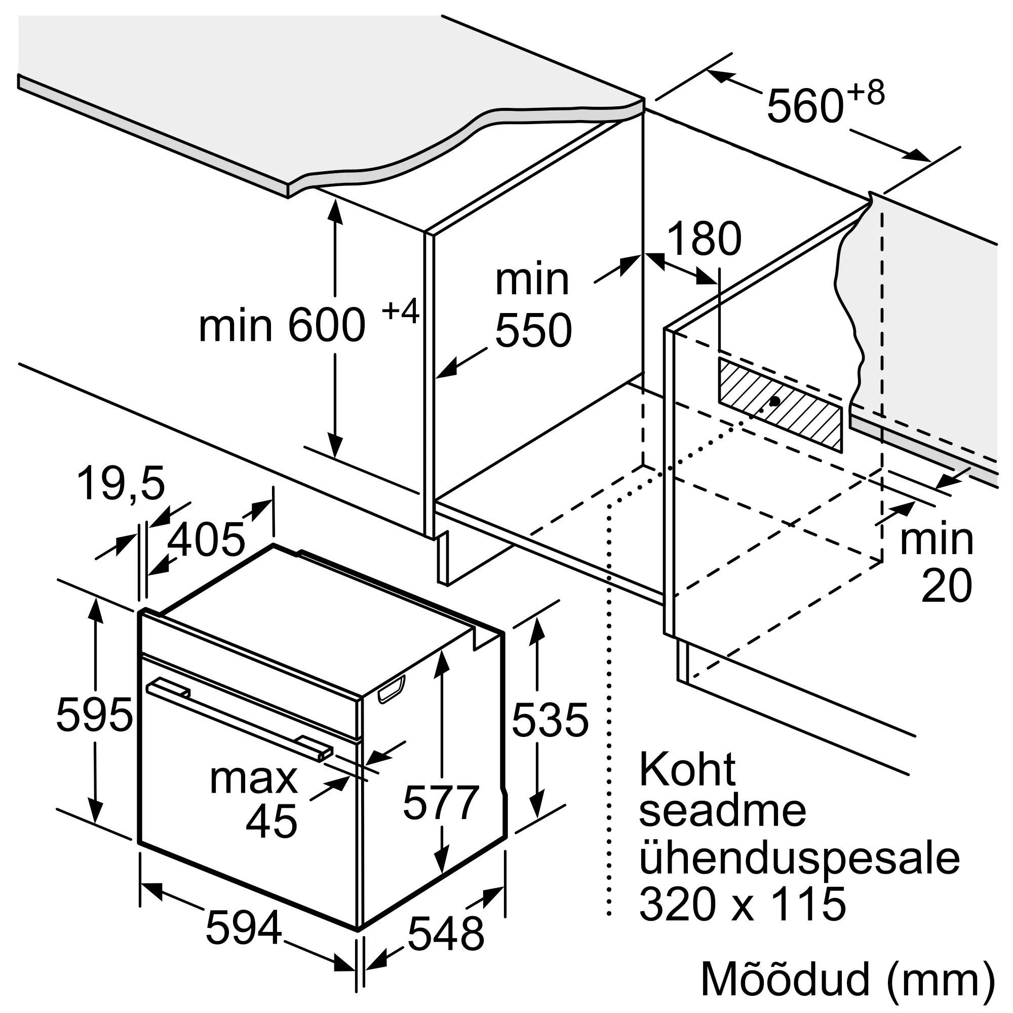 Kodumasinad | Kombineeritud ahi mikrolaineahjuga Bosch HMG8764C7 | Tehnomaan