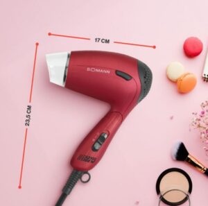 Kodumasinad | Föön Bomann HTD8005CB metallikpunane | Tehnomaan