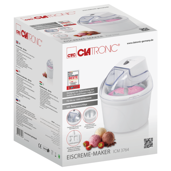 Kodumasinad | Jäätisevalmistaja Clatronic ICM3764W | Tehnomaan