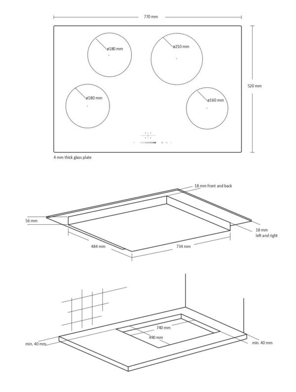 Kodumasinad | Induktsioonplaat Scandomestic IKF180-1 | Tehnomaan