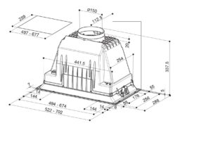 Kodumasinad | Õhupuhastaja Faber Inka Plus HCS BK A52 | Tehnomaan