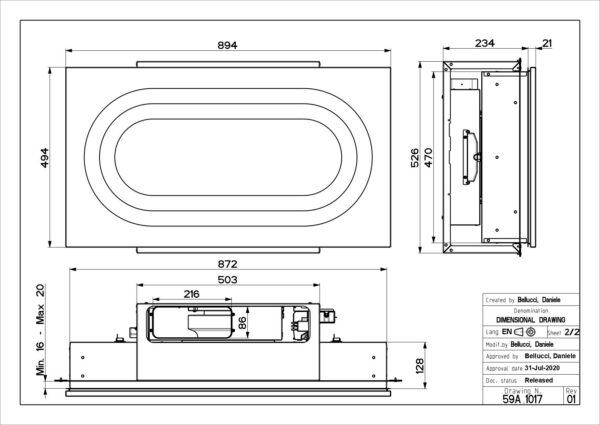 Kodumasinad | Õhupuhastaja Faber Inside Up inox | Tehnomaan