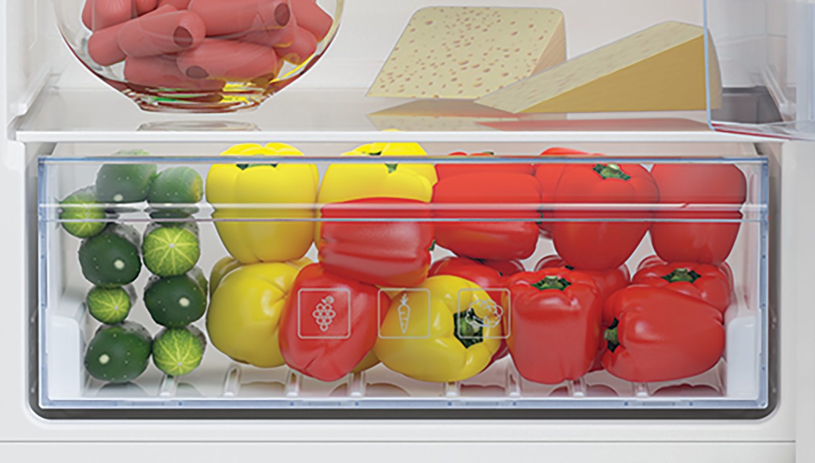 Integreeritav külmik Beko BCSA285K4SN – pilt 4
