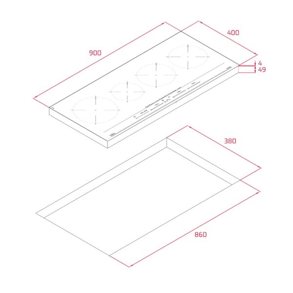 Kodumasinad | Induktsioonplaat Teka IZC 94620 MST MasterSense must | Tehnomaan