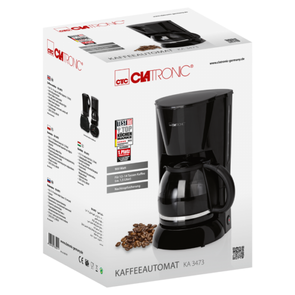 Kodumasinad | Kohvimasin Clatronic KA3473B, must | Tehnomaan