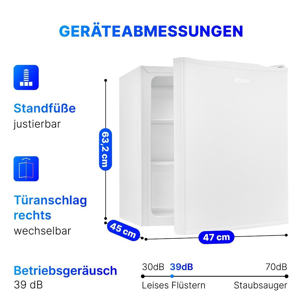 Kodumasinad | Jahekülmik Bomann KB7347W | Tehnomaan