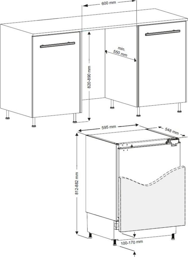 Kodumasinad | Integreeritav külmik Kluge KC2122J | Tehnomaan