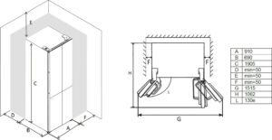 Kodumasinad | Side-by-side külmik Kluge KCM600GD | Tehnomaan