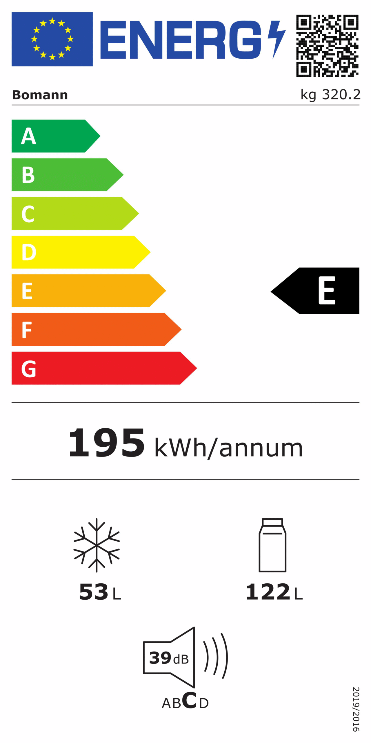 Kodumasinad | Külmik Bomann KG320.2W valge | Tehnomaan