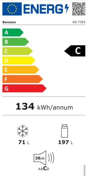 Kodumasinad | Külmik Bomann KG7353W | Tehnomaan