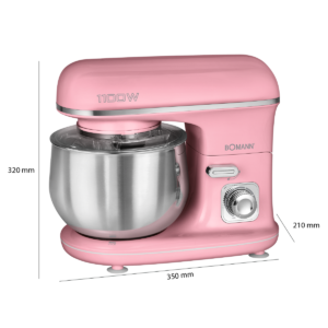 Kodumasinad | Multifunktsionaalne mikser 5 L Bomann KM6030CBP, roosa | Tehnomaan