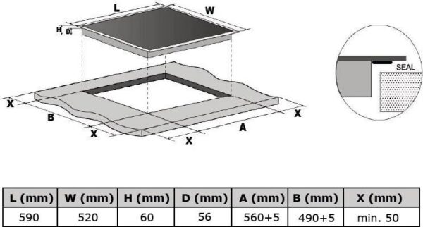 Kodumasinad | Induktsioonplaat Kluge KPI6031B | Tehnomaan