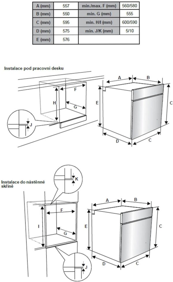 Kodumasinad | Integreeritav ahi Kluge KTE1010B | Tehnomaan