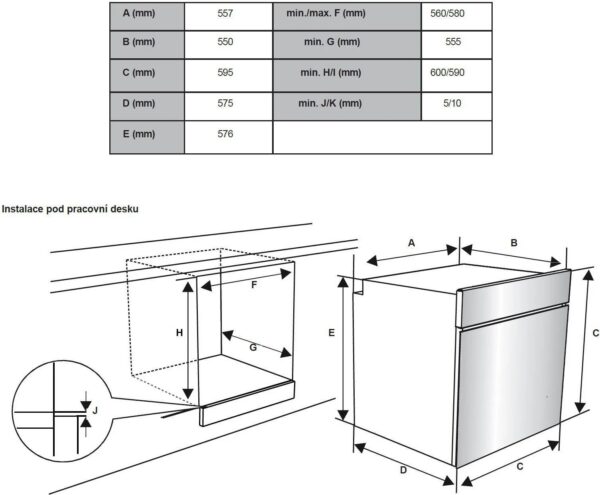 Kodumasinad | Integreeritav ahi Kluge KTE1021B | Tehnomaan