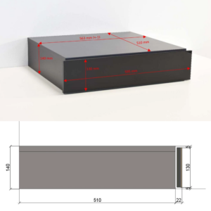 Kodumasinad | Integreeritav dekoratiivne sahtel Kluge KZN01B | Tehnomaan